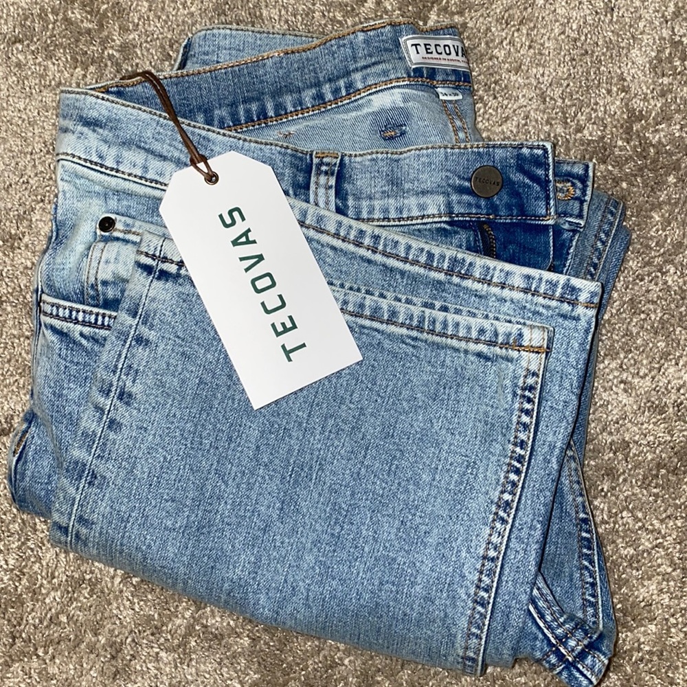 Tecovas slim fit jeans - light blue - 34x30 - NWT